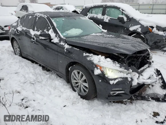 ✅ 2015 Infiniti Q50 Premium • VIN: JN1BV7ARXFM393591 • Лот: 38750163. Опубліковано раніше на Copart з пробігом 94 007 миль. Безкоштовний доступ до архіву аукціонних продажів зі США та докладний звіт про історію автомобіля на DreamBid. Зображення 4.