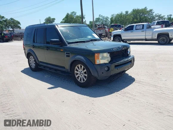 ✅ 2007 Land Rover LR3 SE • VIN: SALAE25417A423857 • Lot: 41988957. Wystawiony na IAAI z przebiegiem 126 650 mil. Bezpłatny archiwum sprzedaży aukcyjnych z USA i szczegółowy raport historii pojazdu na DreamBid. Zdjęcie 1.