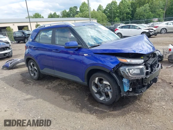 ✅ 2025 Hyundai Venue SEL • VIN: KMHRC8A3XSU416585 • Lot: 45370244. Listed on IAAI with 9,202 mi. Free auction sales archive from the USA and detailed vehicle history report at DreamBid. Image 1.