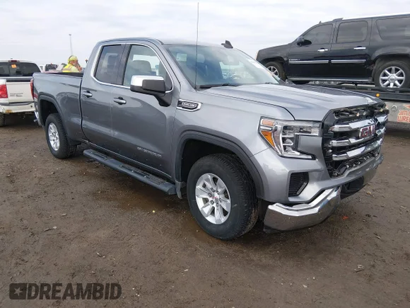 ✅ 2019 GMC Sierra 1500 SLE • VIN: 1GTR8BED1KZ208006 • Лот: 44690084. Опубликован ранее на IAAI с пробегом 54 185 миль. Бесплатный доступ к архиву аукционных продаж из США и подробный отчёт об истории автомобиля на DreamBid. Изображение 1.