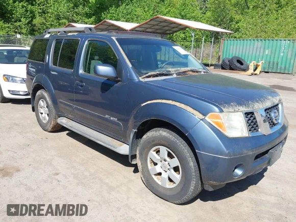 ✅ 2005 Nissan Pathfinder SE Off Road • VIN: 5N1AR18W45C744162 • Lot: 42887346. Wystawiony na IAAI z przebiegiem 117 308 mil. Bezpłatny archiwum sprzedaży aukcyjnych z USA i szczegółowy raport historii pojazdu na DreamBid. Zdjęcie 1.