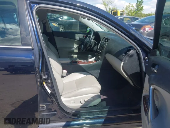 ✅ 2007 Lexus IS 250 • VIN: JTHCK262472013651 • Lot: 45006309. Listed on IAAI with 106,323 mi. Free auction sales archive from the USA and detailed vehicle history report at DreamBid. Image 5.