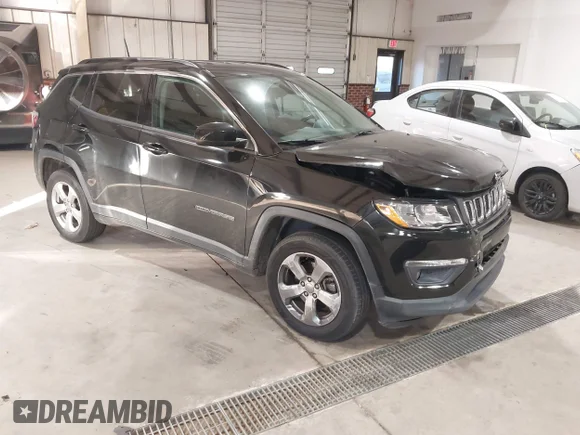 ✅ 2018 Jeep Compass Altitude • VIN: 3C4NJDBB9JT434706 • Lot: 44113881. Listed on IAAI with 99,045 mi. Free auction sales archive from the USA and detailed vehicle history report at DreamBid. Image 1.