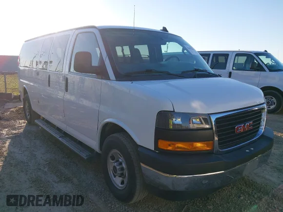 ✅ 2023 GMC Savana LS • VIN: 1GJZ7NFP0P1101492 • Lot: 43651501. Listed on IAAI with 219,253 mi. Free auction sales archive from the USA and detailed vehicle history report at DreamBid. Image 1.