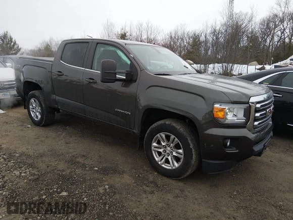 ✅ 2019 GMC Canyon 4WD SLE • VIN: 1GTG6CEN1K1106974 • Лот: 44528424. Опубликован ранее на IAAI с пробегом 62 547 миль. Бесплатный доступ к архиву аукционных продаж из США и подробный отчёт об истории автомобиля на DreamBid. Изображение 1.