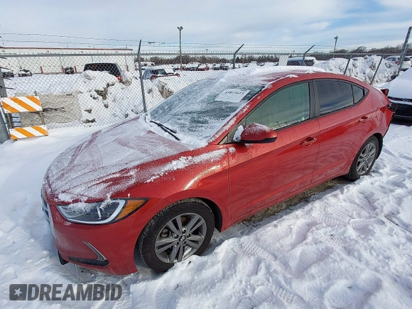 ✅ 2017 Hyundai Elantra Limited • VIN: 5NPD84LFXHH032079 • Lot: 43815615. Wystawiony na IAAI z przebiegiem 107 271 mil. Bezpłatny archiwum sprzedaży aukcyjnych z USA i szczegółowy raport historii pojazdu na DreamBid. Zdjęcie 2.