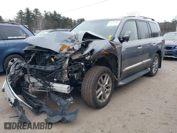 ✅ 2014 Lexus LX 570 • VIN: JTJHY7AX6E4137344 • Лот: 41260948. Опубліковано раніше на IAAI з пробігом 108 777 миль. Безкоштовний доступ до архіву аукціонних продажів зі США та докладний звіт про історію автомобіля на DreamBid. Зображення 2.