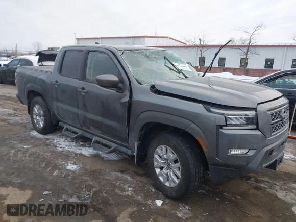 ✅ 2022 Nissan Frontier S • VIN: 1N6ED1EK5NN650931 • Lot: 43863845. Wystawiony na IAAI z przebiegiem 27 422 mil. Bezpłatny archiwum sprzedaży aukcyjnych z USA i szczegółowy raport historii pojazdu na DreamBid. Zdjęcie 1.