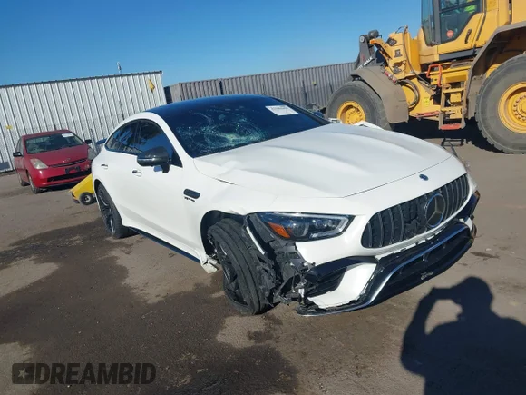 ✅ 2021 Mercedes-Benz AMG GT 63 AMG • VIN: W1K7X8JB3MA043097 • Lot: 43980089. Wystawiony na IAAI z przebiegiem 32 922 mil. Bezpłatny archiwum sprzedaży aukcyjnych z USA i szczegółowy raport historii pojazdu na DreamBid. Zdjęcie 1.