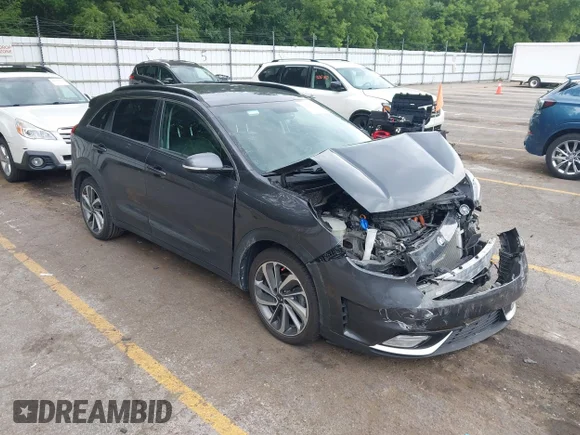 ✅ 2018 Kia Niro EX • VIN: KNDCC3LC5J5134888 • Lot: 42814043. Listed on IAAI with 64,367 mi. Free auction sales archive from the USA and detailed vehicle history report at DreamBid. Image 1.