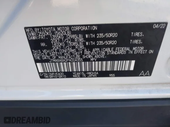 ✅ 2023 Subaru Solterra Premium • VIN: JTMABABA2PA004355 • Лот: 44315709. Опубліковано раніше на IAAI з пробігом 22 909 миль. Безкоштовний доступ до архіву аукціонних продажів зі США та докладний звіт про історію автомобіля на DreamBid. Зображення 9.