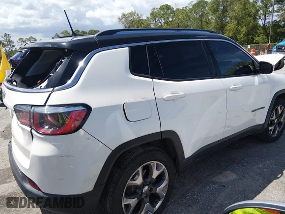 ✅ 2019 Jeep Compass Limited • VIN: 3C4NJDCB9KT673916 • Lot: 44796239. Listed on IAAI with 86,516 mi. Free auction sales archive from the USA and detailed vehicle history report at DreamBid. Image 4.