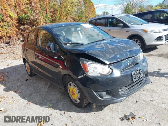 ✅ 2015 Mitsubishi Mirage DE • VIN: ML32A3HJ4FH053821 • Lot: 40583976. Wystawiony na IAAI z przebiegiem 154 313 mil. Bezpłatny archiwum sprzedaży aukcyjnych z USA i szczegółowy raport historii pojazdu na DreamBid. Zdjęcie 1.