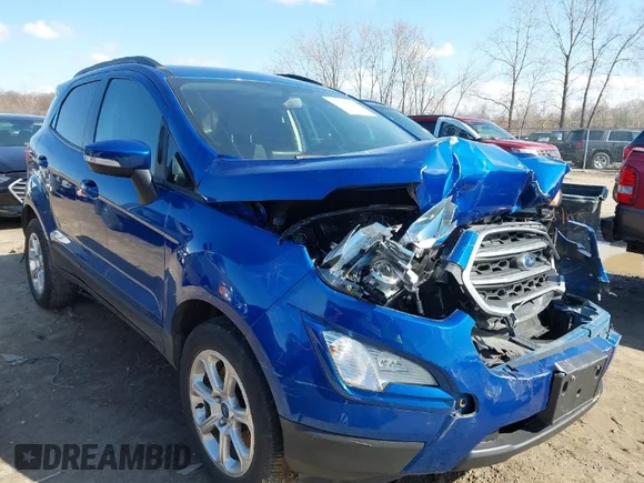✅ 2020 Ford EcoSport SE • VIN: MAJ3S2GE5LC326972 • Lot: 41985268. Wystawiony na IAAI z przebiegiem 31 461 mil. Bezpłatny archiwum sprzedaży aukcyjnych z USA i szczegółowy raport historii pojazdu na DreamBid. Zdjęcie 1.