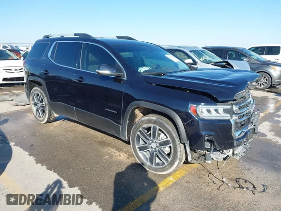 ✅ 2021 GMC Acadia SLT • VIN: 1GKKNMLSXMZ212196 • Лот: 44468212. Опубліковано раніше на IAAI з пробігом 64 885 миль. Безкоштовний доступ до архіву аукціонних продажів зі США та докладний звіт про історію автомобіля на DreamBid. Зображення 1.
