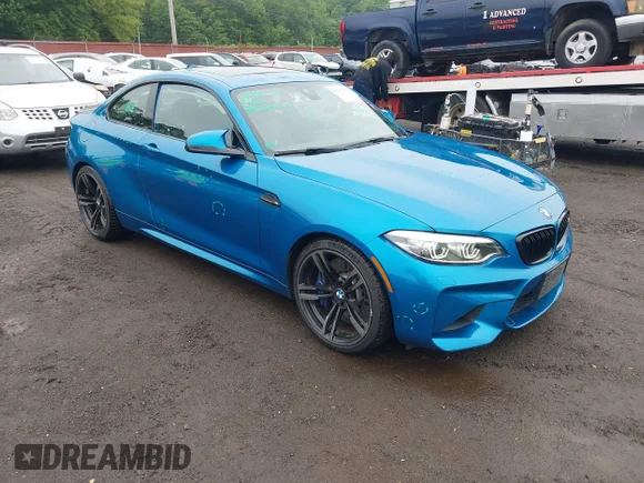 ✅ 2018 BMW M2 • VIN: WBS1J5C54JVE51972 • Lot: 42507007. Wystawiony na IAAI z przebiegiem 34 188 mil. Bezpłatny archiwum sprzedaży aukcyjnych z USA i szczegółowy raport historii pojazdu na DreamBid. Zdjęcie 1.
