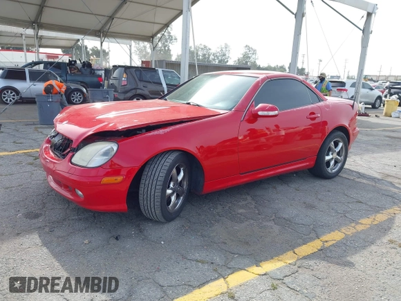 ✅ 2001 Mercedes-Benz SLK 230/320 • VIN: WDBKK65FX1F216275 • Lot: 44870690. Wystawiony na IAAI z przebiegiem 162 645 mil. Bezpłatny archiwum sprzedaży aukcyjnych z USA i szczegółowy raport historii pojazdu na DreamBid. Zdjęcie 2.