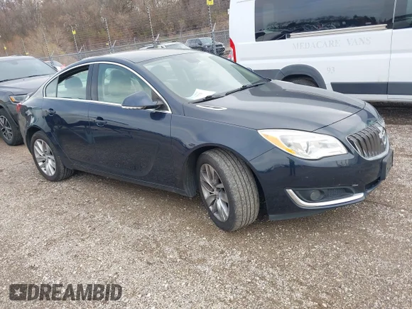✅ 2016 Buick Regal • VIN: 2G4GL5EX9G9104023 • Лот: 43770371. Опубликован ранее на IAAI с пробегом 158 143 миль. Бесплатный доступ к архиву аукционных продаж из США и подробный отчёт об истории автомобиля на DreamBid. Изображение 1.