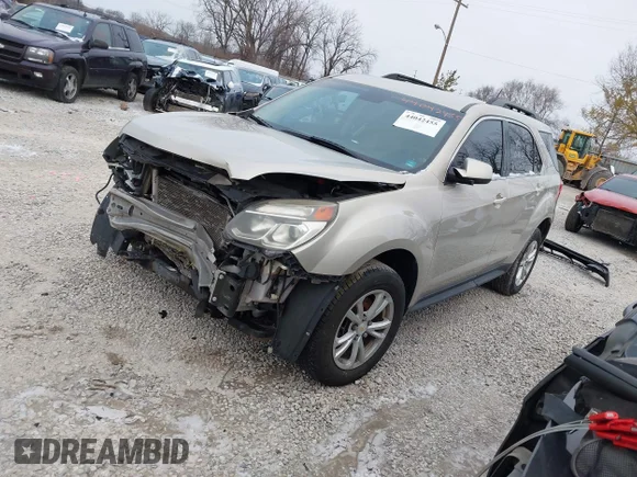 ✅ 2016 Chevrolet Equinox LT • VIN: 2GNALCEK5G1180640 • Лот: 44042455. Опубліковано раніше на IAAI з пробігом 110 391 миль. Безкоштовний доступ до архіву аукціонних продажів зі США та докладний звіт про історію автомобіля на DreamBid. Зображення 2.