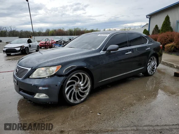 ✅ 2007 Lexus LS 460 • VIN: JTHBL46F075041503 • Lot: 50299465. Listed on Copart with 192,076 mi. Free auction sales archive from the USA and detailed vehicle history report at DreamBid. Image 1.