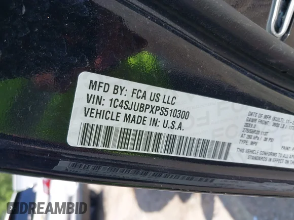 ✅ 2023 Jeep Wagoneer Series II Carbide • VIN: 1C4SJUBPXPS510300 • Lot: 42691468. Wystawiony na IAAI z przebiegiem 30 785 mil. Bezpłatny archiwum sprzedaży aukcyjnych z USA i szczegółowy raport historii pojazdu na DreamBid. Zdjęcie 9.