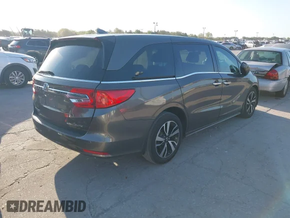 ✅ 2020 Honda Odyssey Elite • VIN: 5FNRL6H93LB025405 • Lot: 44569943. Listed on IAAI with 64,120 mi. Free auction sales archive from the USA and detailed vehicle history report at DreamBid. Image 4.