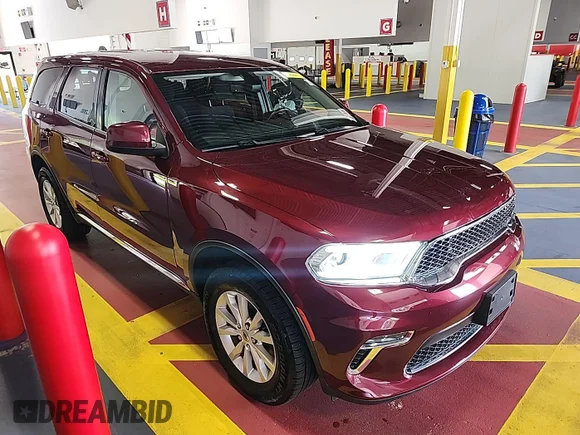 ✅ 2021 Dodge Durango SXT Plus • VIN: 1C4RDJAGXMC864510 • Лот: 42569697. Опубліковано раніше на IAAI з пробігом 90 206 миль. Безкоштовний доступ до архіву аукціонних продажів зі США та докладний звіт про історію автомобіля на DreamBid. Зображення 1.