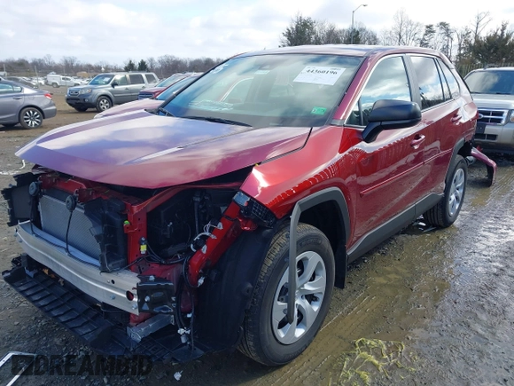 ✅ 2025 Toyota RAV4 LE • VIN: 2T3F1RFV3SW539547 • Lot: 44360196. Wystawiony na IAAI z przebiegiem 3 958 mil. Bezpłatny archiwum sprzedaży aukcyjnych z USA i szczegółowy raport historii pojazdu na DreamBid. Zdjęcie 2.
