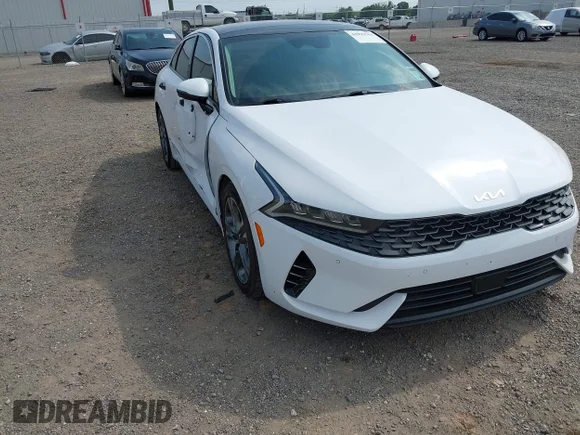 ✅ 2022 Kia K5 EX • VIN: 5XXG34J20NG148782 • Lot: 44999764. Listed on IAAI with 38,250 mi. Free auction sales archive from the USA and detailed vehicle history report at DreamBid. Image 1.