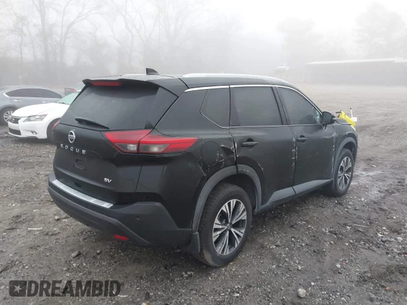 ✅ 2021 Nissan Rogue SV • VIN: 5N1AT3BA5MC757303 • Lot: 44060399. Wystawiony na IAAI z przebiegiem 93 679 mil. Bezpłatny archiwum sprzedaży aukcyjnych z USA i szczegółowy raport historii pojazdu na DreamBid. Zdjęcie 4.