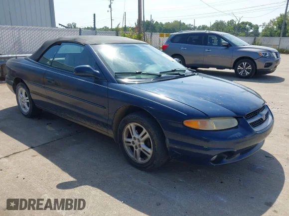 ✅ 1996 Chrysler Sebring JXi • VIN: 3C3EL55H5TT309337 • Lot: 43208186. Wystawiony na IAAI z przebiegiem 169 098 mil. Bezpłatny archiwum sprzedaży aukcyjnych z USA i szczegółowy raport historii pojazdu na DreamBid. Zdjęcie 1.