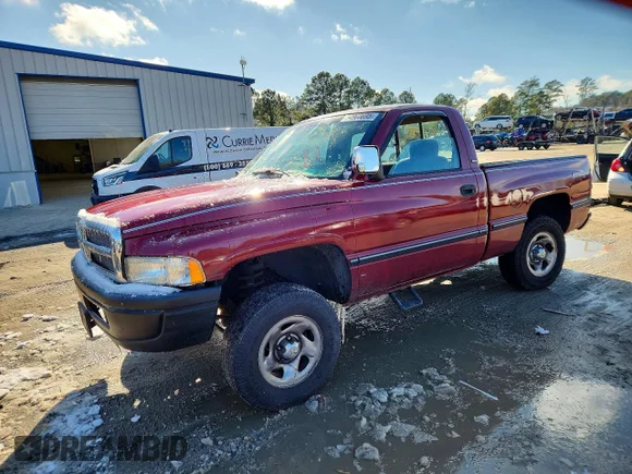 ✅ 1997 Dodge 1500 • VIN: 1B7HF16Y7VJ558014 • Lot: 74960695. Listed on Copart with 180,607 mi. Free auction sales archive from the USA and detailed vehicle history report at DreamBid. Image 1.