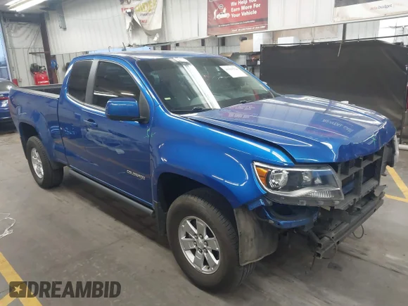 ✅ 2018 Chevrolet Colorado 2WD Work Truck • VIN: 1GCHSBENXJ1208802 • Lot: 45038564. Listed on IAAI with 102,423 mi. Free auction sales archive from the USA and detailed vehicle history report at DreamBid. Image 1.