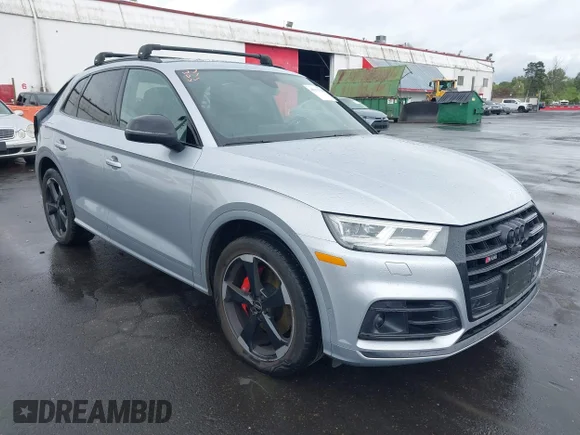 ✅ 2019 Audi SQ5 Prestige • VIN: WA1C4AFY9K2098418 • Lot: 45111728. Listed on IAAI with 75,906 mi. Free auction sales archive from the USA and detailed vehicle history report at DreamBid. Image 1.