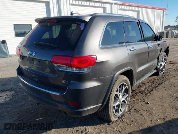✅ 2019 Jeep Grand Cherokee Overland • VIN: 1C4RJECG1KC707815 • Лот: 41330884. Опубліковано раніше на IAAI з пробігом 90 191 миль. Безкоштовний доступ до архіву аукціонних продажів зі США та докладний звіт про історію автомобіля на DreamBid. Зображення 4.
