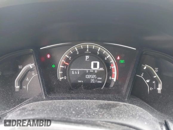 ✅ 2016 Honda Civic LX • VIN: 19XFC2F50GE040984 • Lot: 44977993. Wystawiony na IAAI z przebiegiem 108 585 mil. Bezpłatny archiwum sprzedaży aukcyjnych z USA i szczegółowy raport historii pojazdu na DreamBid. Zdjęcie 7.
