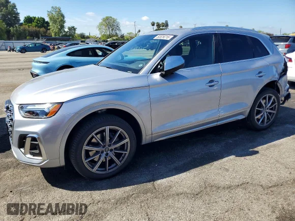 ✅ 2023 Audi SQ5 Premium Plus • VIN: WA1B4AFY3P2112994 • Лот: 50526216. Опубликован ранее на Copart с пробегом 27 299 миль. Бесплатный доступ к архиву аукционных продаж из США и подробный отчёт об истории автомобиля на DreamBid. Изображение 1.