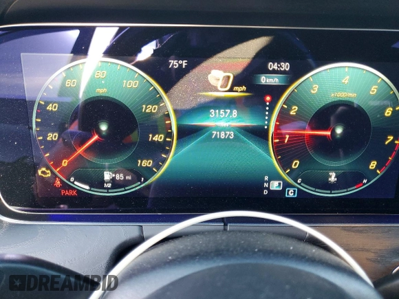 ✅ 2022 Mercedes-Benz E 350 • VIN: W1KZF8DB6NB098498 • Lot: 41811136. Wystawiony na Copart z przebiegiem 71 873 mil. Bezpłatny archiwum sprzedaży aukcyjnych z USA i szczegółowy raport historii pojazdu na DreamBid. Zdjęcie 9.