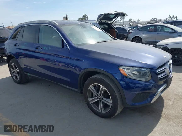 ✅ 2018 Mercedes-Benz GLC 300 • VIN: WDC0G4JB4JV062843 • Lot: 45329674. Listed on IAAI with 143,729 mi. Free auction sales archive from the USA and detailed vehicle history report at DreamBid. Image 1.
