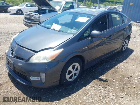 ✅ 2012 Toyota Prius Two • VIN: JTDKN3DU8C5453573 • Lot: 45296769. Listed on IAAI with 129,698 mi. Free auction sales archive from the USA and detailed vehicle history report at DreamBid. Image 2.
