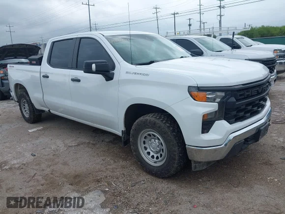 ✅ 2023 Chevrolet Silverado 1500 Work Truck • VIN: 1GCPDAEK7PZ310705 • Lot: 45386572. Listed on IAAI with 109,111 mi. Free auction sales archive from the USA and detailed vehicle history report at DreamBid. Image 1.