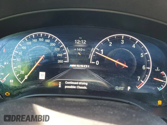 ✅ 2019 BMW 5 Series M550i xDrive • VIN: WBAJB9C56KB288301 • Lot: 47142043. Wystawiony na Copart z przebiegiem Nie podano. Bezpłatny archiwum sprzedaży aukcyjnych z USA i szczegółowy raport historii pojazdu na DreamBid. Zdjęcie 9.