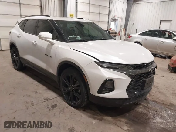 ✅ 2021 Chevrolet Blazer RS • VIN: 3GNKBKRS8MS517992 • Лот: 41579870. Опубліковано раніше на IAAI з пробігом 44 503 миль. Безкоштовний доступ до архіву аукціонних продажів зі США та докладний звіт про історію автомобіля на DreamBid. Зображення 1.