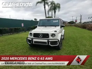 ✅ 2020 Mercedes-Benz G 63 AMG • VIN: WDCYC7HJ0LX335958 • Лот: 89656585. Опубликован ранее на Copart с пробегом 28 420 миль. Бесплатный доступ к архиву аукционных продаж из США и подробный отчёт об истории автомобиля на DreamBid. Изображение 16.