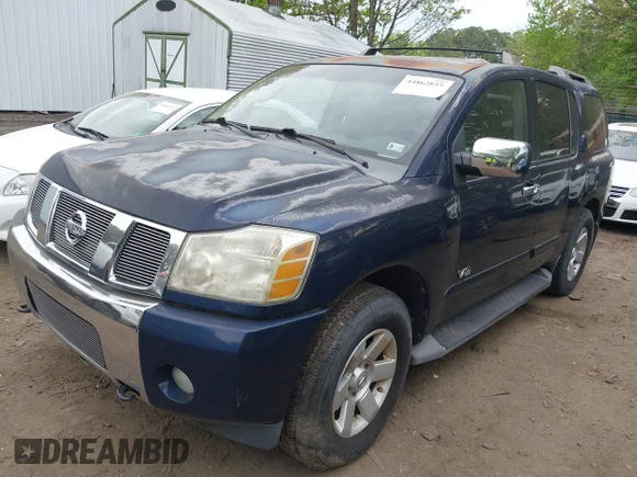 ✅ 2006 Nissan Armada LE • VIN: 5N1AA08B36N721668 • Lot: 44862855. Wystawiony na IAAI z przebiegiem 145 702 mil. Bezpłatny archiwum sprzedaży aukcyjnych z USA i szczegółowy raport historii pojazdu na DreamBid. Zdjęcie 2.