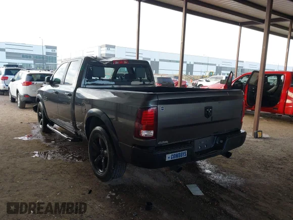 ✅ 2019 Ram 1500 Warlock • VIN: 1C6RR6GG0KS616556 • Lot: 44128835. Wystawiony na IAAI z przebiegiem 131 507 mil. Bezpłatny archiwum sprzedaży aukcyjnych z USA i szczegółowy raport historii pojazdu na DreamBid. Zdjęcie 3.
