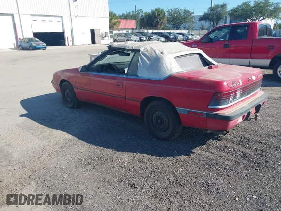 ✅ 1991 Chrysler LeBaron • VIN: 1C3XJ4539MG144198 • Lot: 43423832. Wystawiony na IAAI z przebiegiem 48 248 mil. Bezpłatny archiwum sprzedaży aukcyjnych z USA i szczegółowy raport historii pojazdu na DreamBid. Zdjęcie 3.