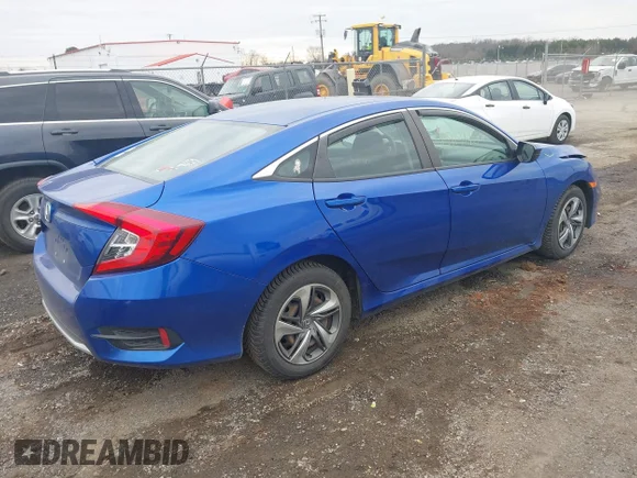✅ 2020 Honda Civic LX • VIN: 2HGFC2F68LH563548 • Lot: 43919196. Listed on IAAI with 125,911 mi. Free auction sales archive from the USA and detailed vehicle history report at DreamBid. Image 4.