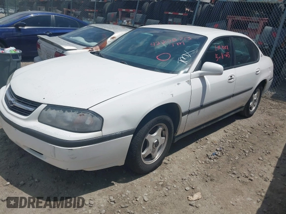 ✅ 2003 Chevrolet Impala • VIN: 2G1WF55E139101528 • Lot: 42208713. Wystawiony na IAAI z przebiegiem 152 632 mil. Bezpłatny archiwum sprzedaży aukcyjnych z USA i szczegółowy raport historii pojazdu na DreamBid. Zdjęcie 2.