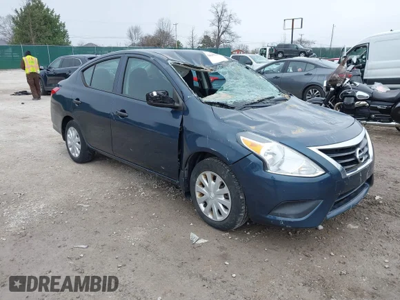 ✅ 2017 Nissan Versa SV • VIN: 3N1CN7AP1HL898161 • Lot: 44635293. Listed on IAAI with 53,854 mi. Free auction sales archive from the USA and detailed vehicle history report at DreamBid. Image 1.